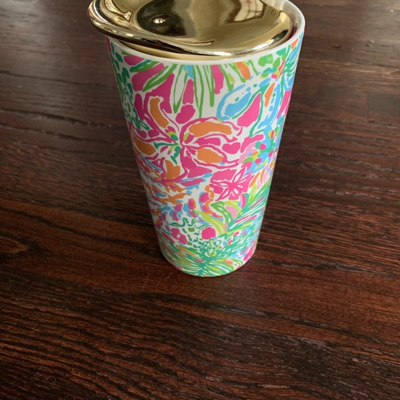 Lilly Pulitzer Pink and White Tumbler - Picture 16 of 16